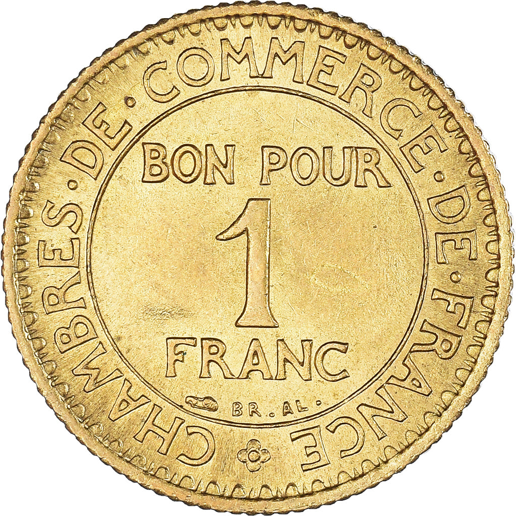 Coin, France, Chambre de commerce, Franc, 1922, Paris, Bon Pour, EF(40-45)