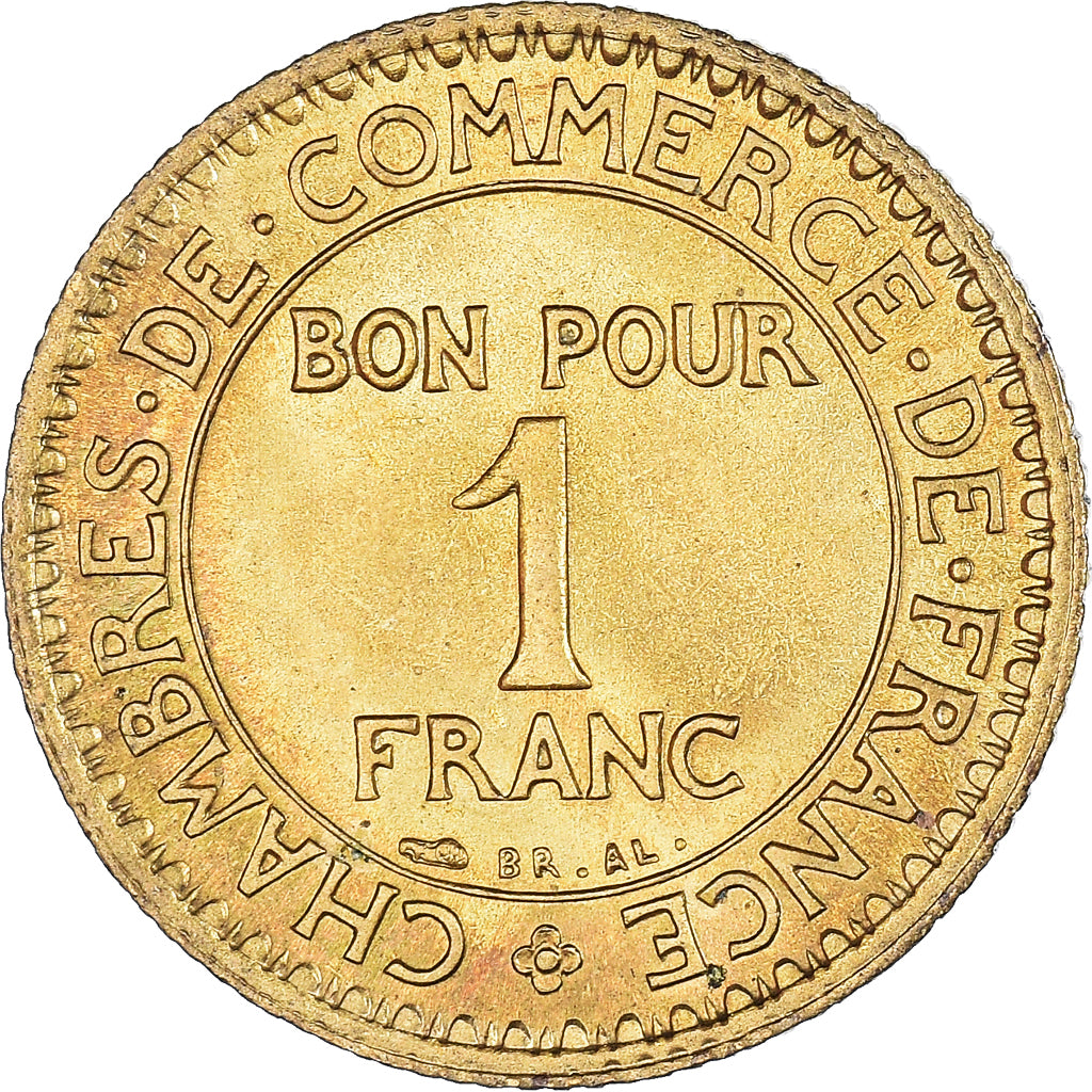 Coin, France, Chambre de commerce, Franc, 1922, Paris, Bon Pour, EF(40-45)