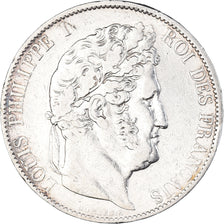 Münze, Frankreich, Louis-Philippe, 5 Francs, 1845, Lille, S+, Silber