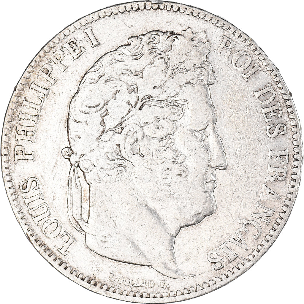 Moneta, Francja, Louis-Philippe, 5 Francs, 1833, Bayonne, VF(20-25), Srebro