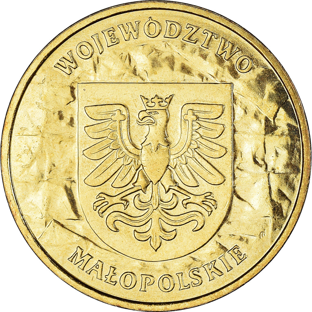 Coin, Poland, 2 Zlote, 2004, Warsaw, MS(63), Brass, KM:607