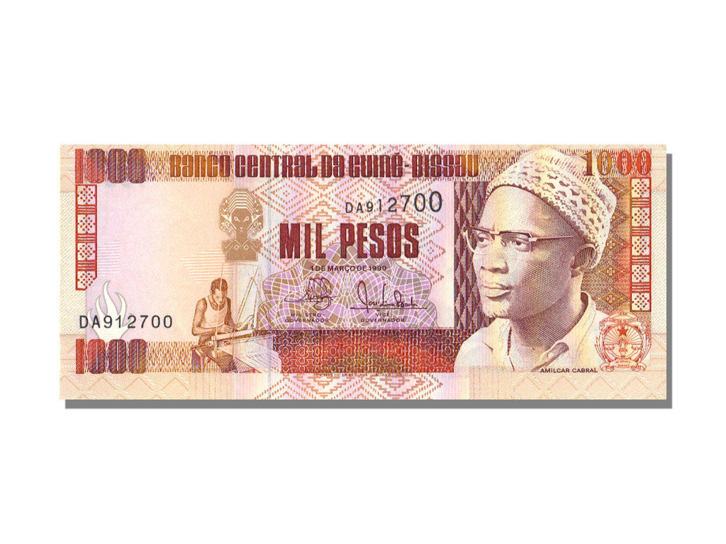 Banknote, Guinea-Bissau, 1000 Pesos, 1990, 1990-03-01, UNC(65-70)