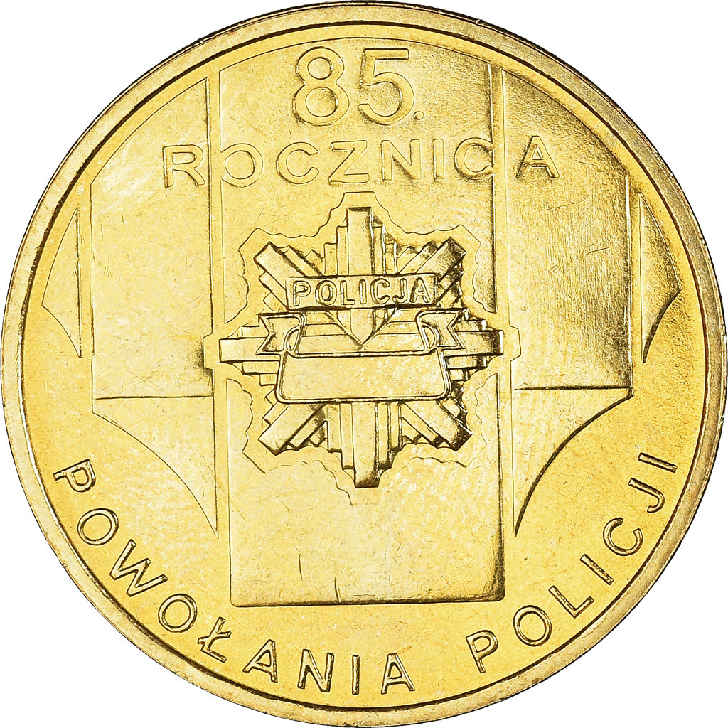 Coin, Poland, 2 Zlote, 2004, Warsaw, AU(50-53), Brass, KM:501