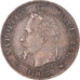 Moneda, Francia, Napoleon III, Napoléon III, 2 Centimes, 1862, Bordeaux, MBC+
