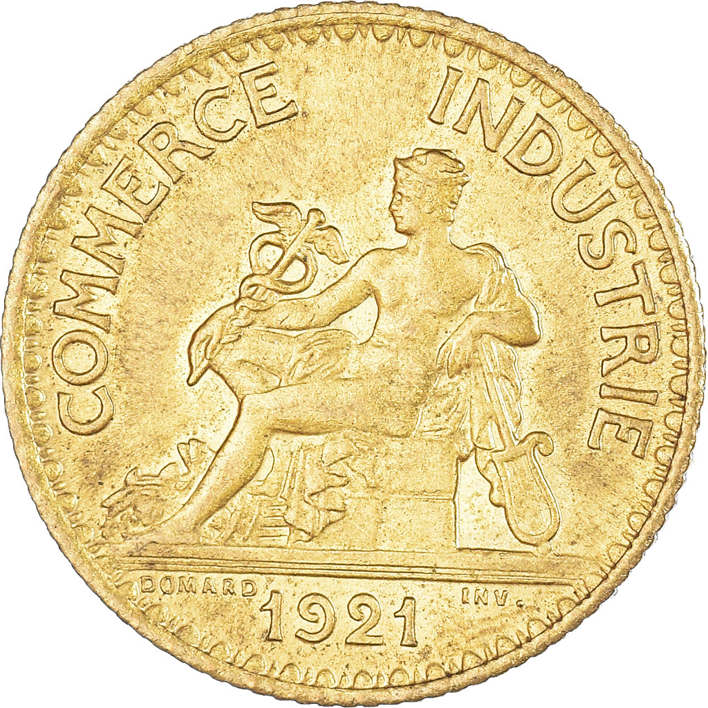 Coin, France, Chambre de commerce, Franc, 1921, Paris, VF(30-35)