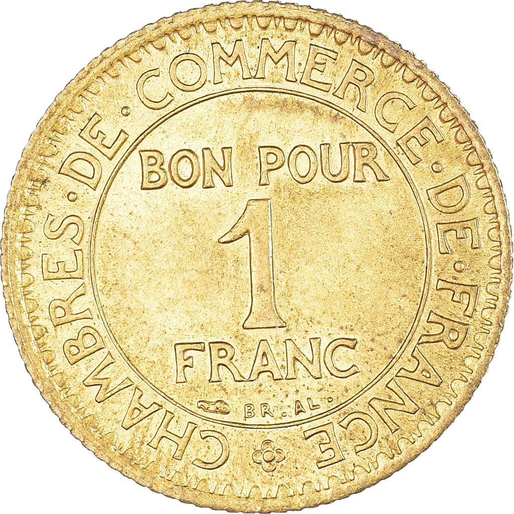 Coin, France, Chambre de commerce, Franc, 1921, Paris, VF(30-35)