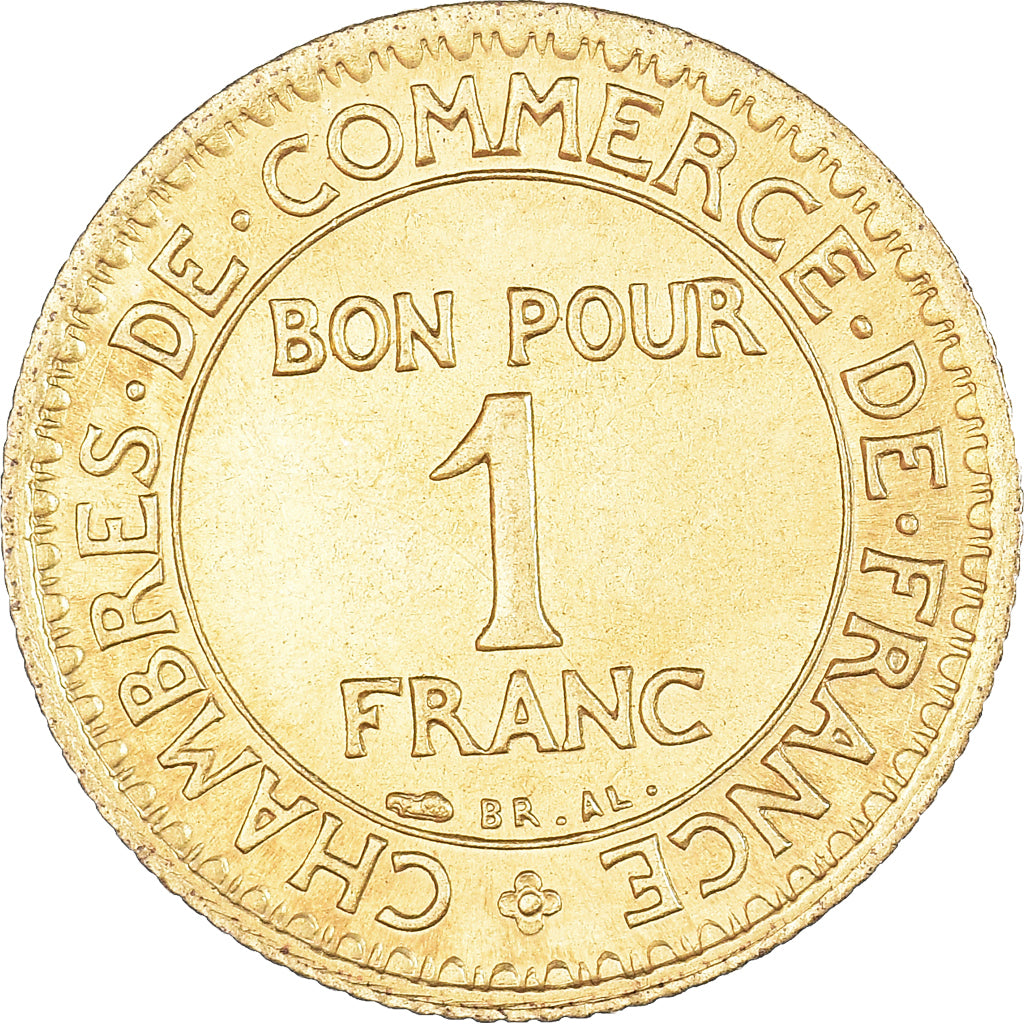 Coin, France, Chambre de commerce, Franc, 1922, Paris, Bon pour 1 Franc