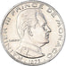 Coin, Monaco, Rainier III, 1/2 Franc, 1975, MS(60-62), Nickel, KM:145