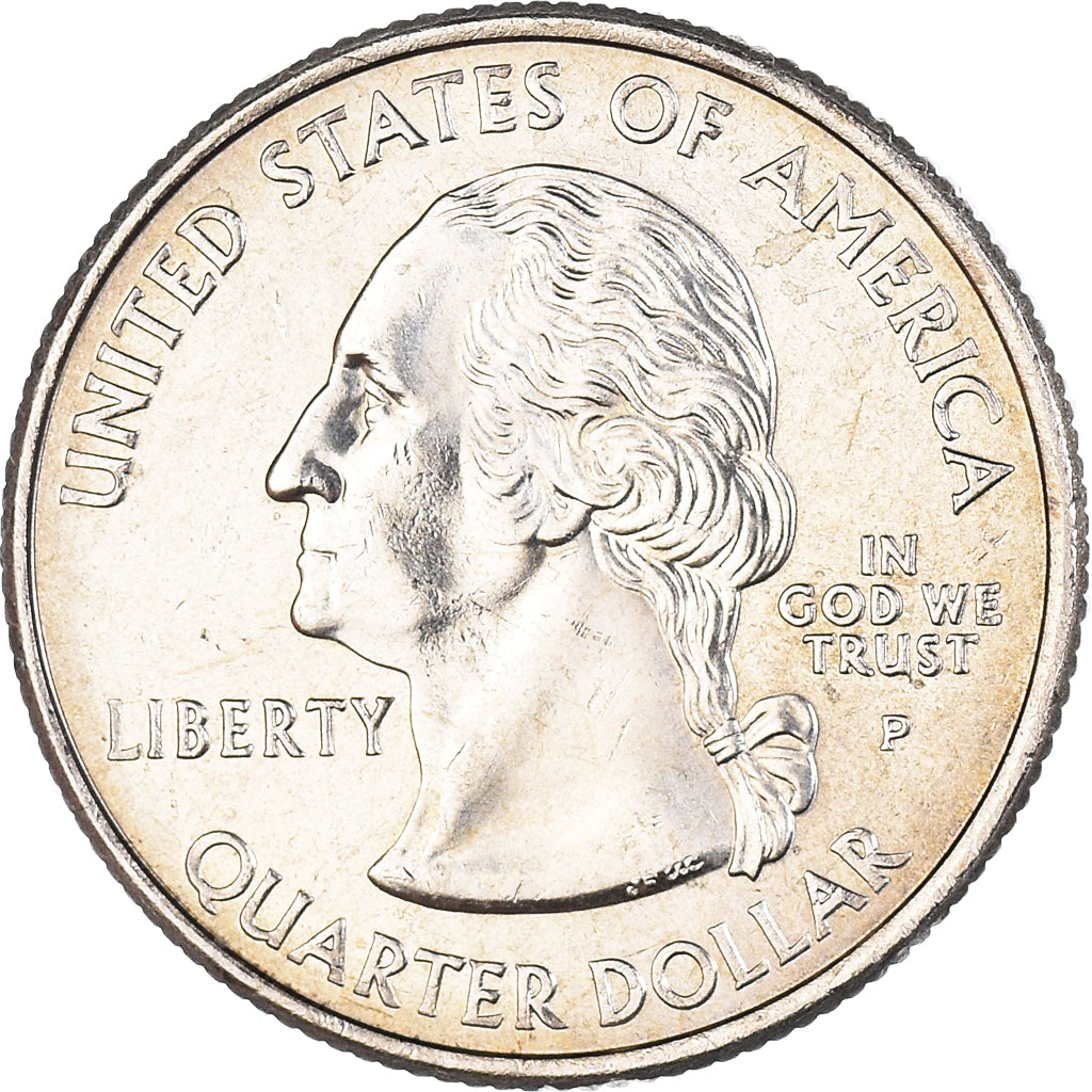 Monnaie, États-Unis, Quarter, 2005, U.S. Mint, Philadelphie, Oregon 1859, TTB