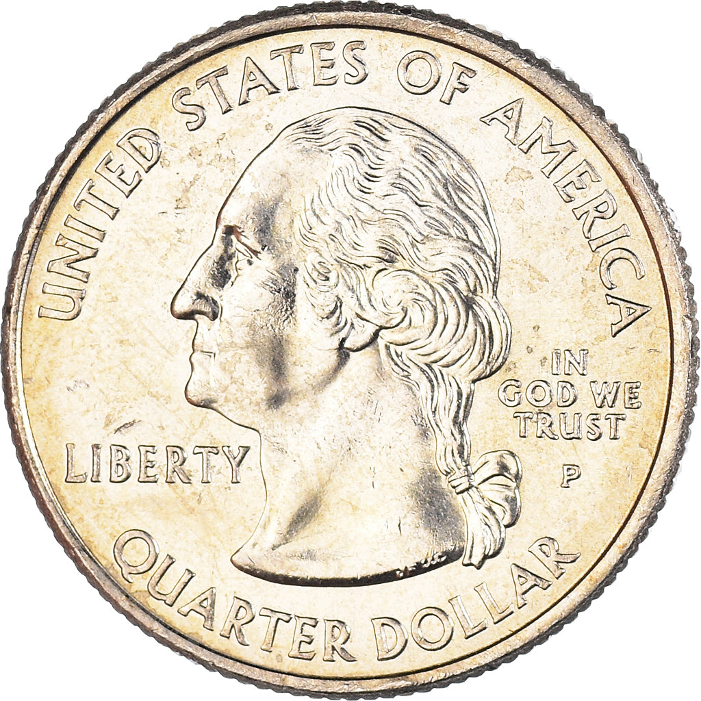 Coin, United States, Quarter, 2005, U.S. Mint, Philadelphia, Oregon 1859