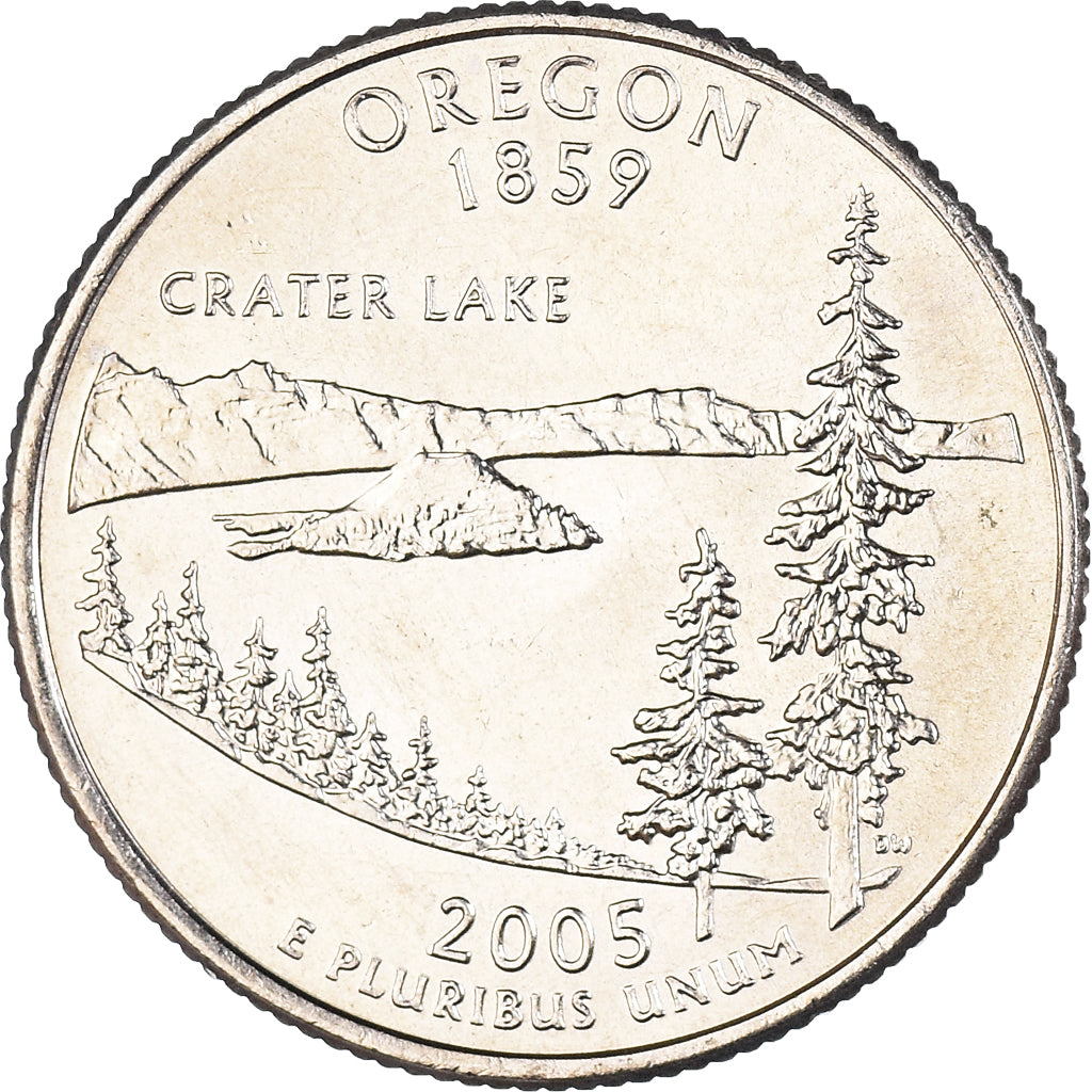 Moneta, Stati Uniti, Quarter, 2005, U.S. Mint, Philadelphia, Oregon 1859, BB