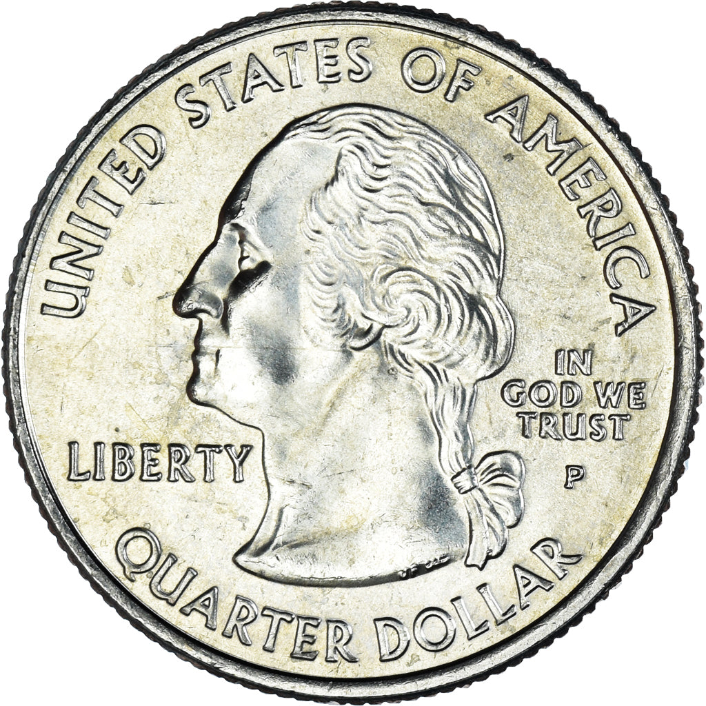 Moneda, Estados Unidos, Quarter, 2007, U.S. Mint, Philadelphia, Montana 1889