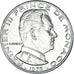 Coin, Monaco, Rainier III, 1/2 Franc, 1976, AU(55-58), Nickel, KM:145
