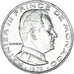 Coin, Monaco, Rainier III, 1/2 Franc, 1976, AU(55-58), Nickel, KM:145