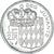 Moneda, Mónaco, Rainier III, 1/2 Franc, 1976, EBC+, Níquel, KM:145