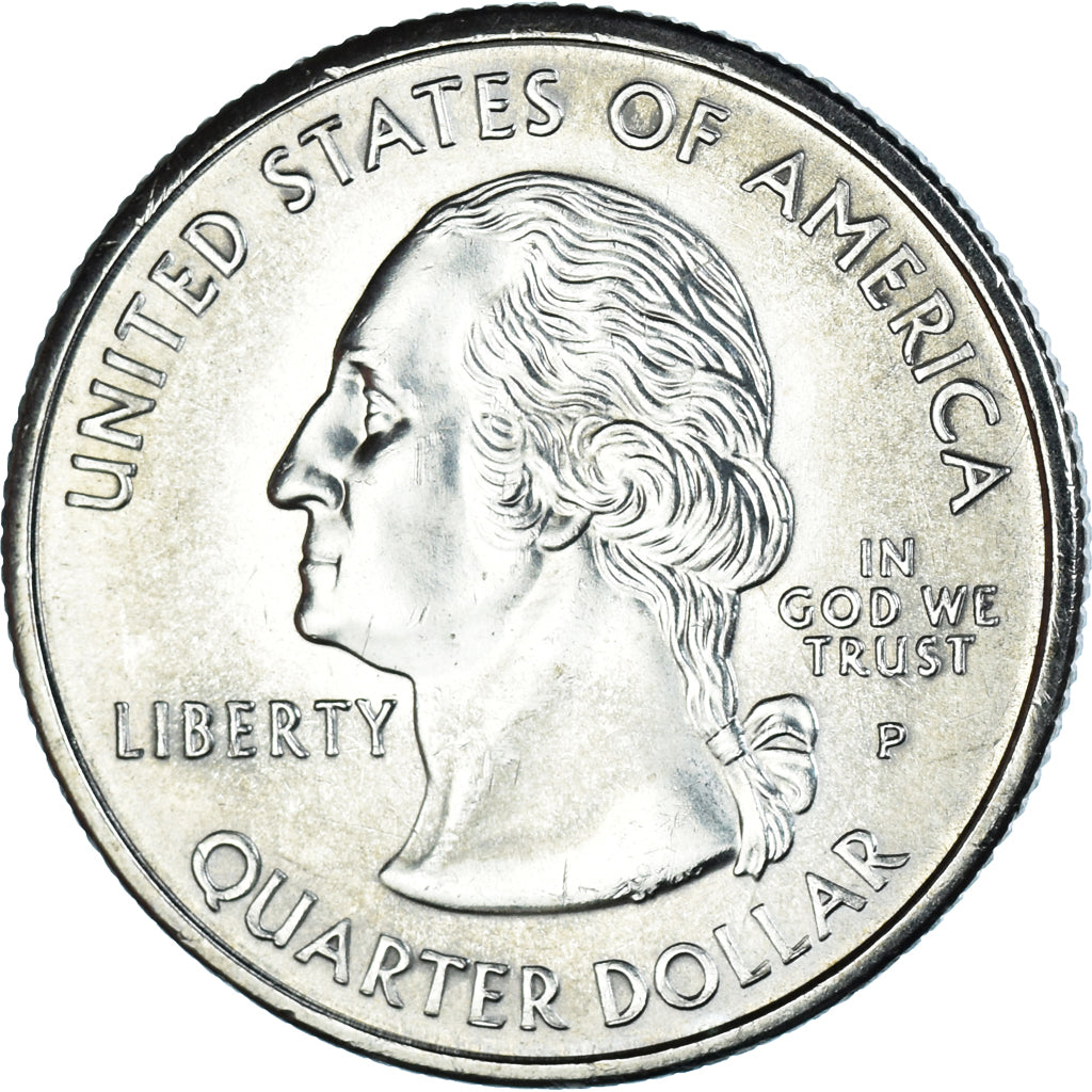 Coin, United States, Quarter, 1999, U.S. Mint, Philadelphia, Connecticut 1788