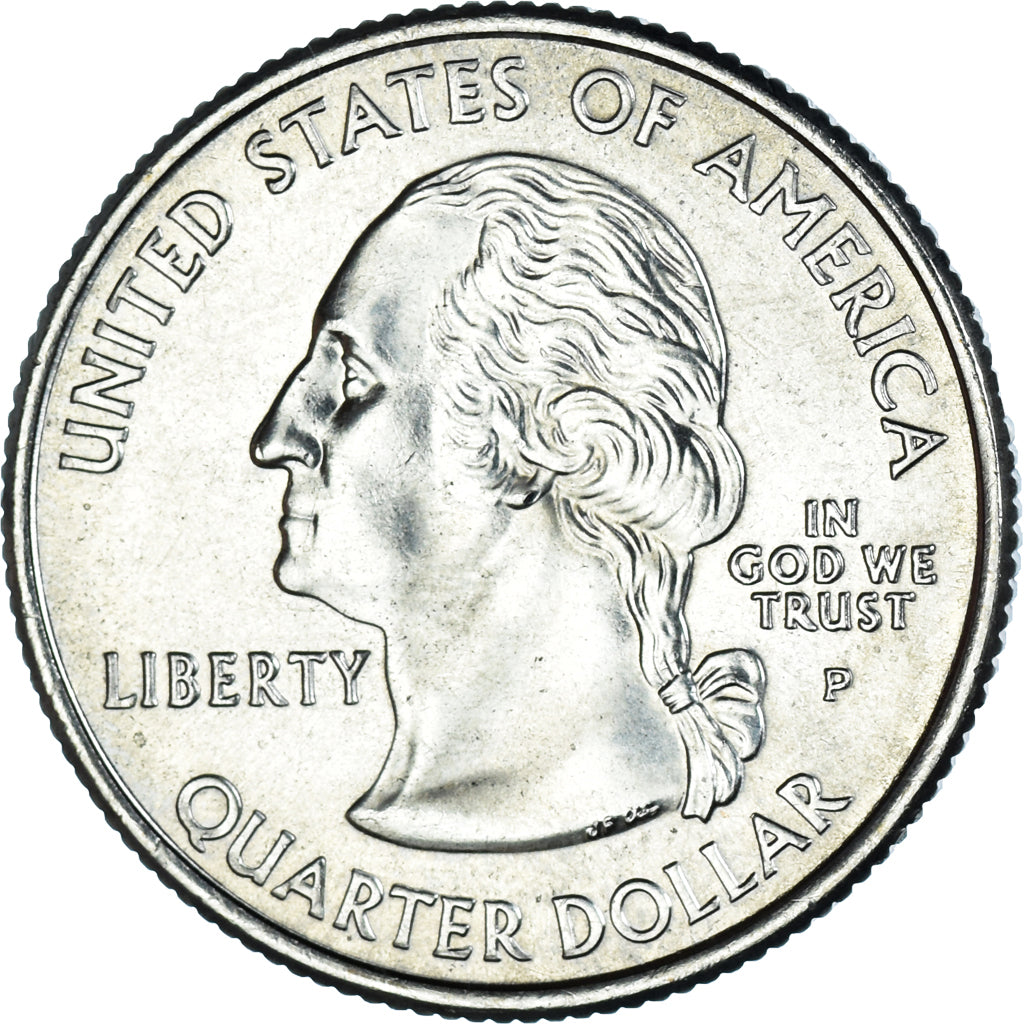Moneta, Stati Uniti, Quarter, 2004, U.S. Mint, Philadelphia, Wisconsin 1848