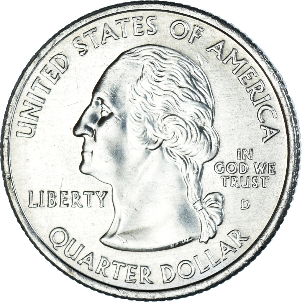 Coin, United States, Quarter, 2007, U.S. Mint, Denver, Washington 1889, MS(63)