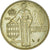 Moneta, Monaco, Rainier III, 20 Centimes, 1977, EF(40-45), Aluminium-Brąz