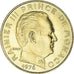 Coin, Monaco, Rainier III, 20 Centimes, 1976, AU(50-53), Aluminum-Bronze