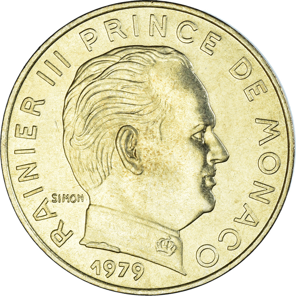 Coin, Monaco, Rainier III, 20 Centimes, 1979, EF(40-45), Aluminum-Bronze