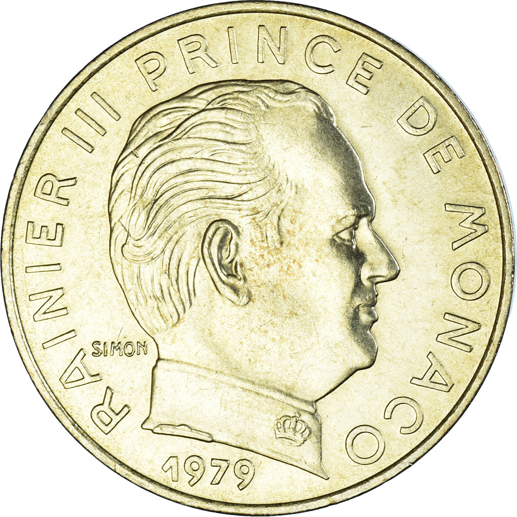 Coin, Monaco, Rainier III, 20 Centimes, 1979, AU(50-53), Aluminum-Bronze