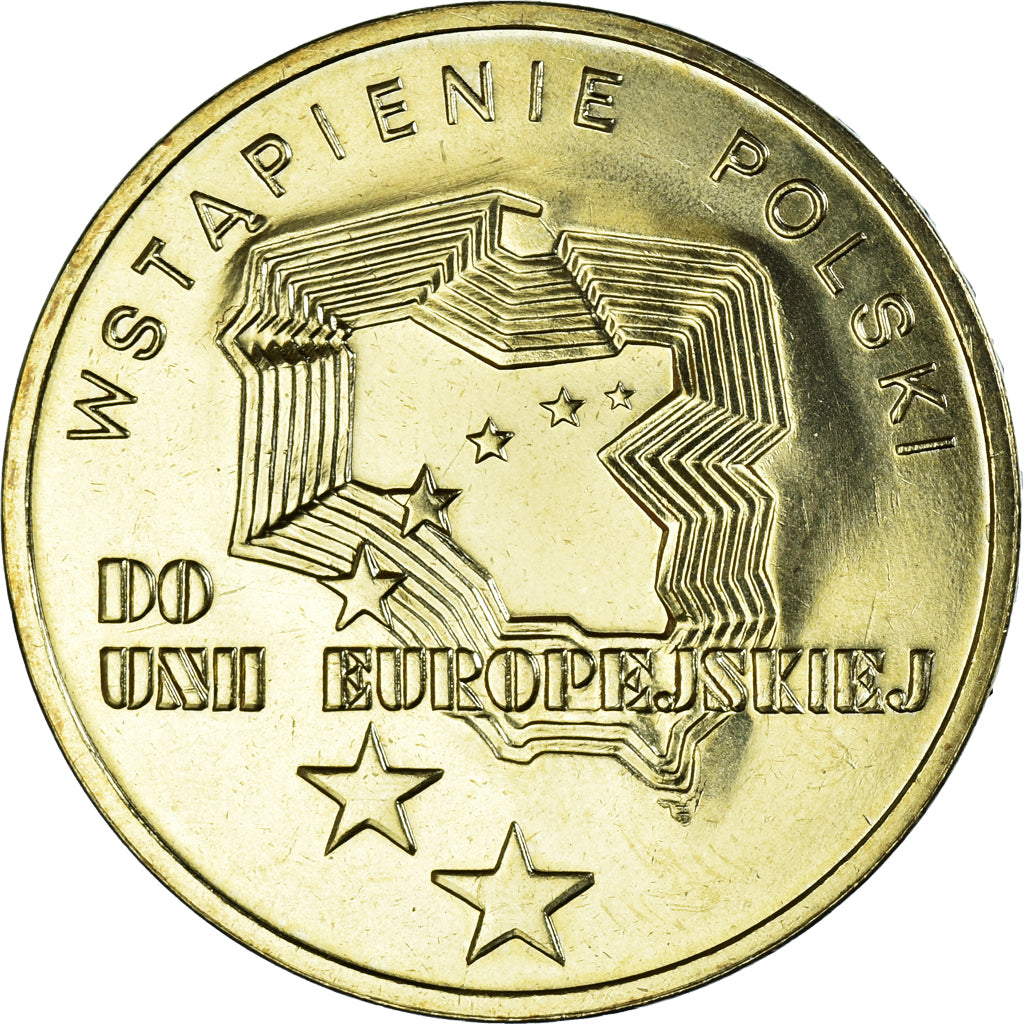 Coin, Poland, 2 Zlote, 2004, Warsaw, MS(63), Brass, KM:481