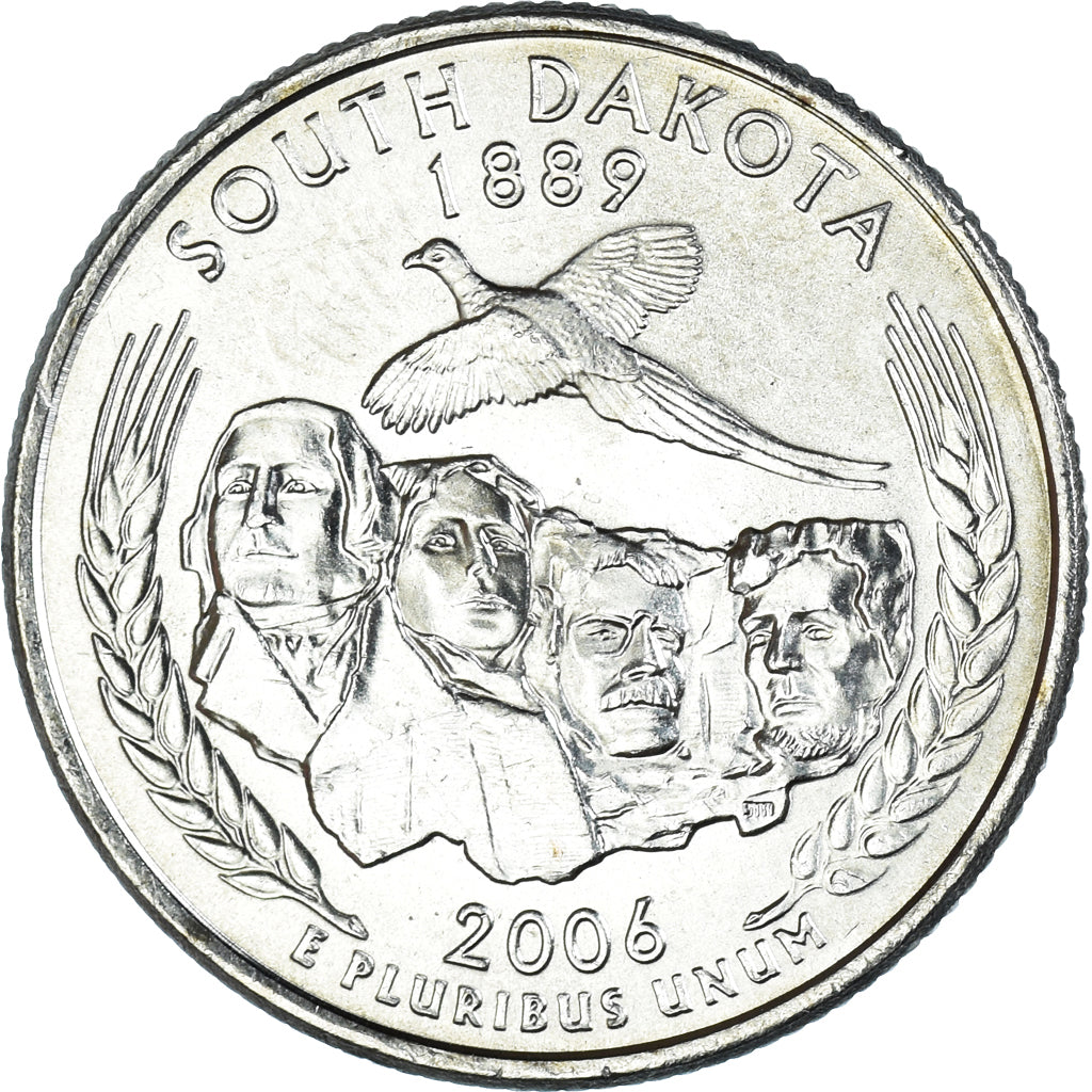 Moneta, USA, Quarter Dollar, Quarter, 2006, U.S. Mint, Philadelphia, South