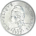Coin, New Caledonia, 20 Francs, 1977, Paris, MS(63), Nickel, KM:12