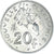Munten, Nieuw -Caledonië, 20 Francs, 1977, Paris, UNC-, Nickel, KM:12
