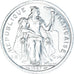Coin, New Caledonia, 2 Francs, 1987, Paris, MS(64), Aluminum, KM:14
