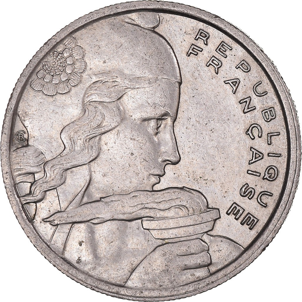 Moneda, Francia, Cochet, 100 Francs, 1957, Beaumont - Le Roger, MBC, Cobre -