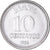 Moneda, Brasil, 10 Centavos, 1986, MBC, Acero inoxidable, KM:602