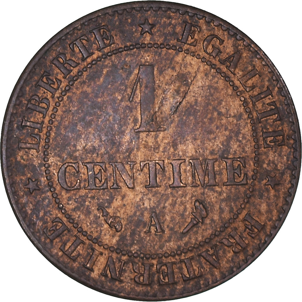 Monnaie, France, Cérès, Centime, 1897, Paris, TTB+, Bronze, Gadoury:88