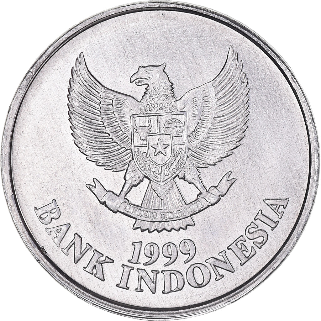 Moeda, Indonésia, 100 Rupiah, 1999, MS(60-62), Alumínio, KM:61