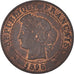 Moeda, França, Cérès, Centime, 1896, Paris, VF(30-35), Bronze, KM:826.1