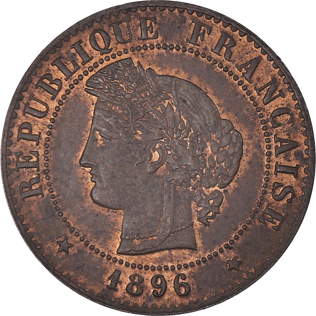 Münze, Frankreich, Cérès, Centime, 1896, Paris, S+, Bronze, KM:826.1