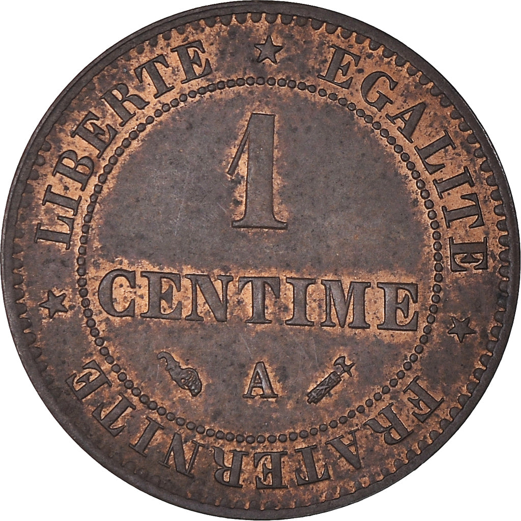 Münze, Frankreich, Cérès, Centime, 1896, Paris, S+, Bronze, KM:826.1