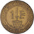 Monnaie, Monaco, Louis II, Franc, 1926, TTB, Bronze-Aluminium, Gadoury:128