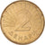 Coin, Macedonia, 2 Denari, 1993, AU(50-53), Brass, KM:3