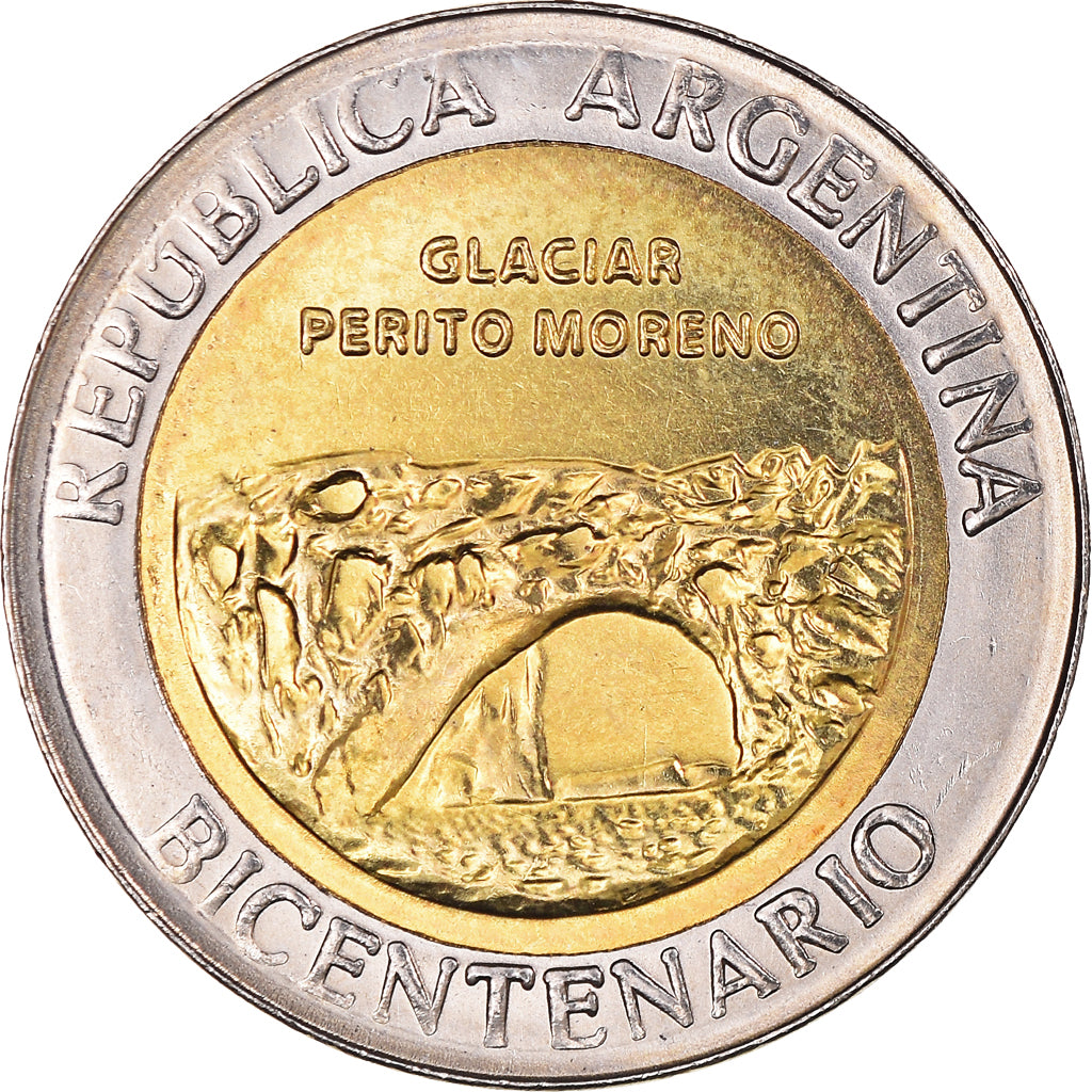 Moneta, Argentina, Peso, 2010, SPL, Bi-metallico, KM:160