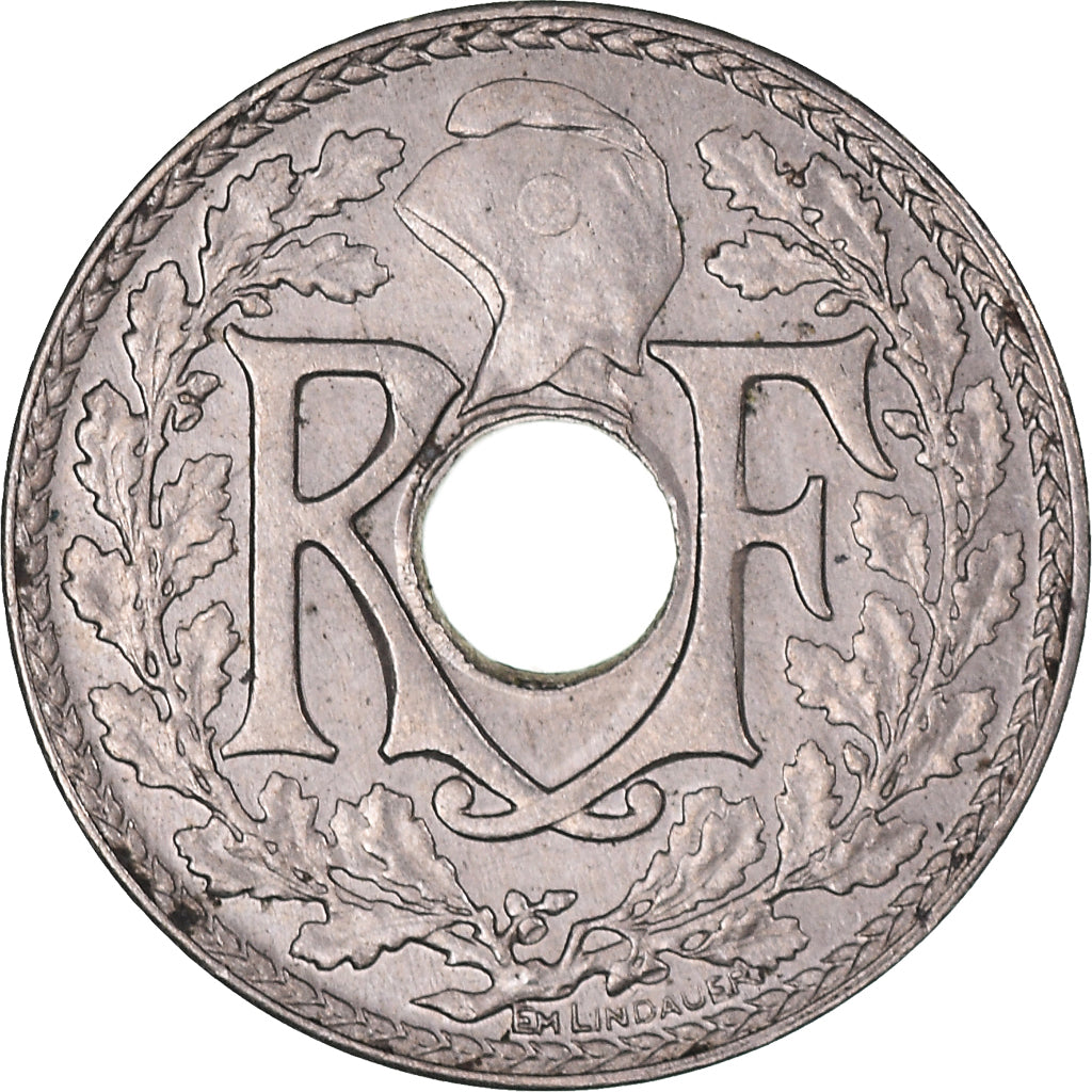 Coin, France, Lindauer, 5 Centimes, 1936, Paris, AU(50-53), Copper-nickel
