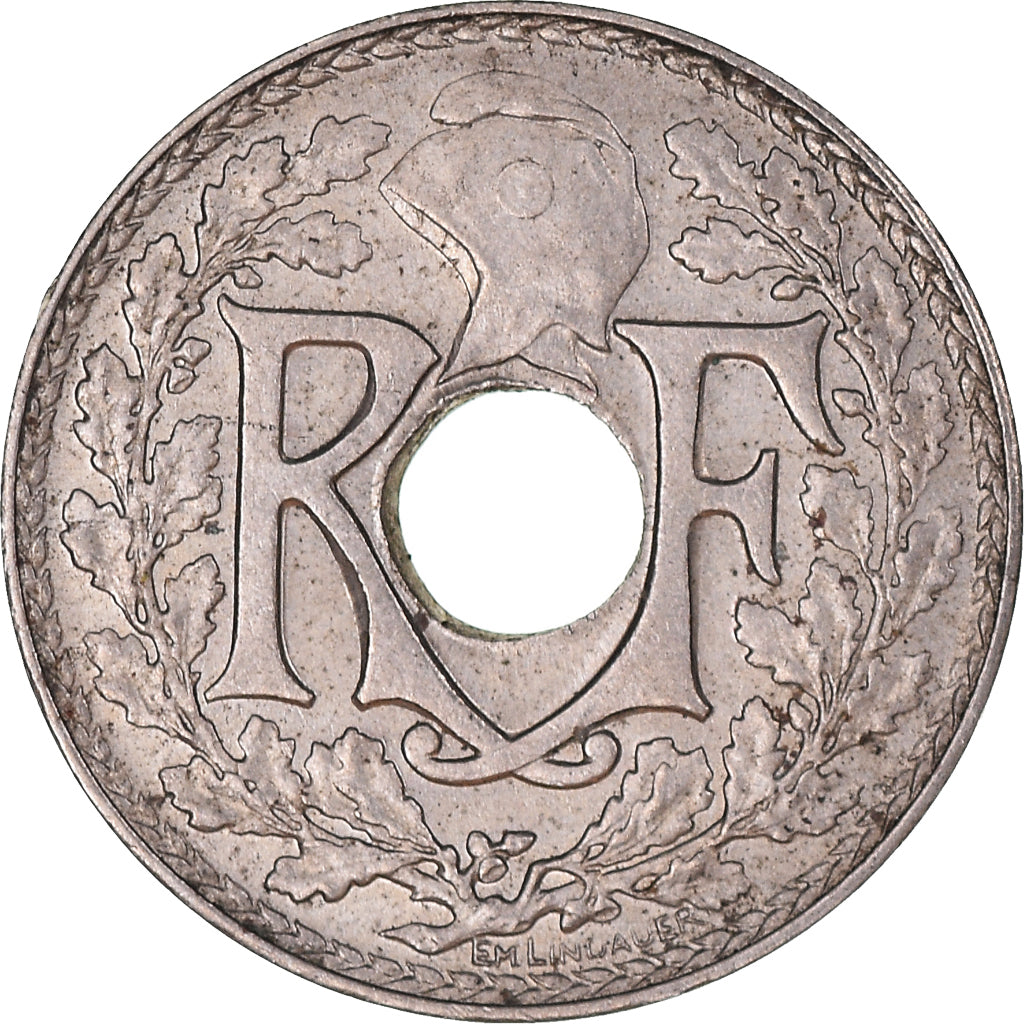 Coin, France, Lindauer, 5 Centimes, 1936, Paris, AU(50-53), Copper-nickel