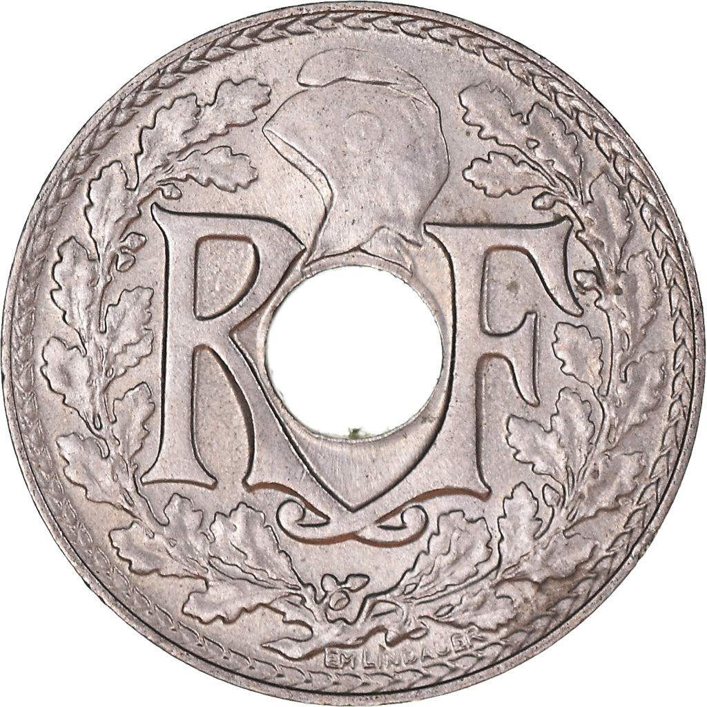 Monnaie, France, Lindauer, 5 Centimes, 1937, TTB+, Copper-nickel, KM:875