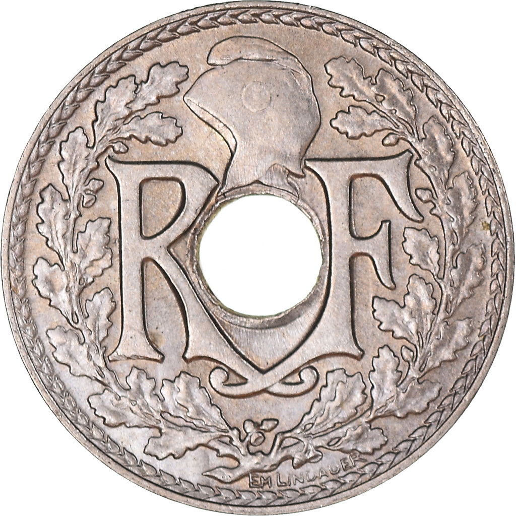 Coin, France, Lindauer, 5 Centimes, 1938, Paris, AU(50-53), Copper-nickel