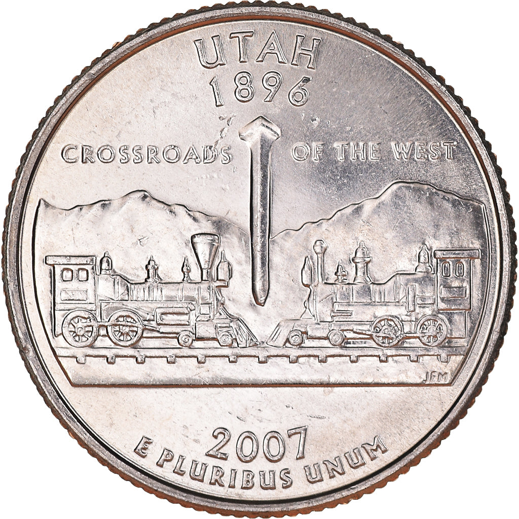 Moneta, Stati Uniti, Quarter Dollar, Quarter, 2007, U.S. Mint, Denver, Utah
