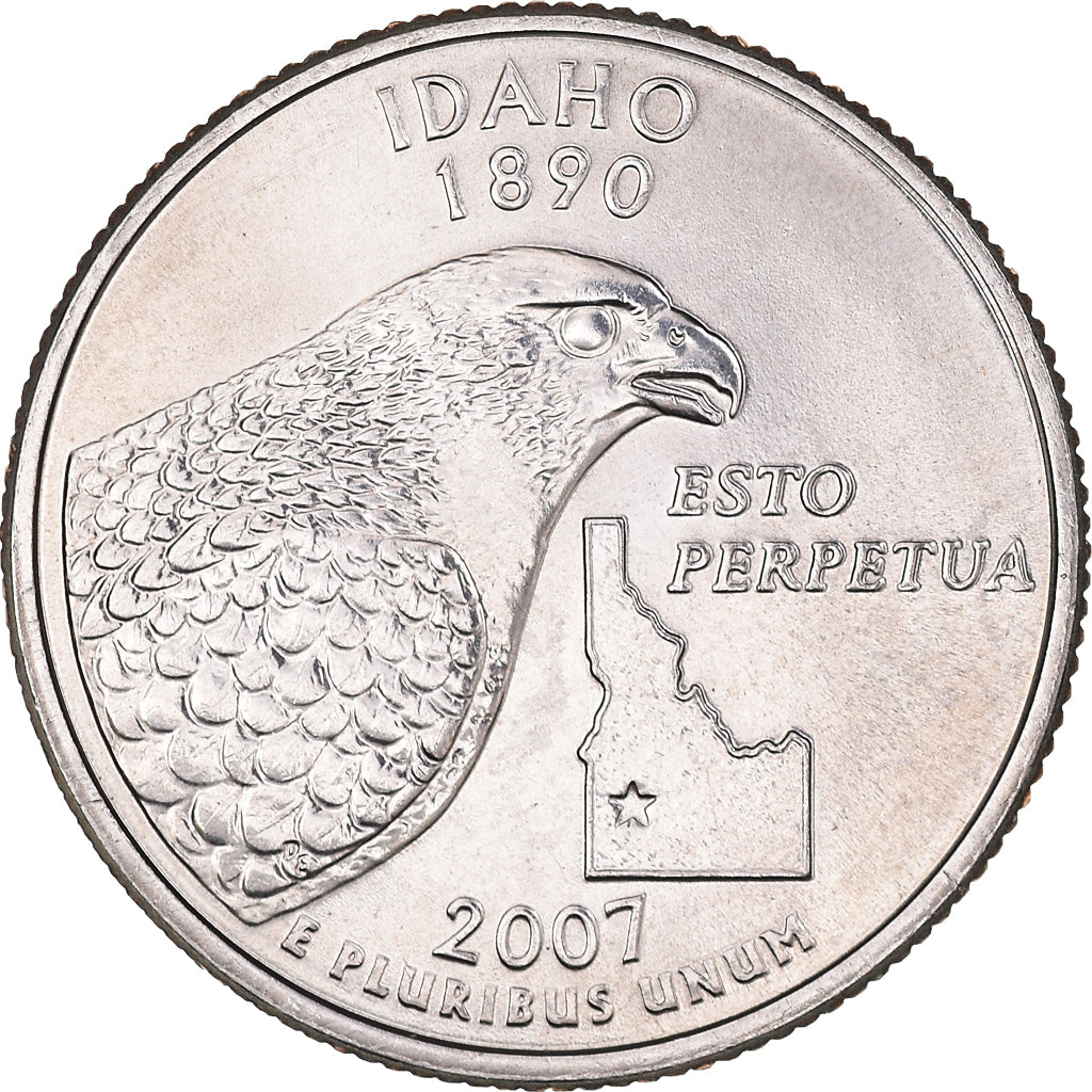 Moneta, Stati Uniti, Quarter, 2007, U.S. Mint, Denver, SPL, Rame ricoperto in