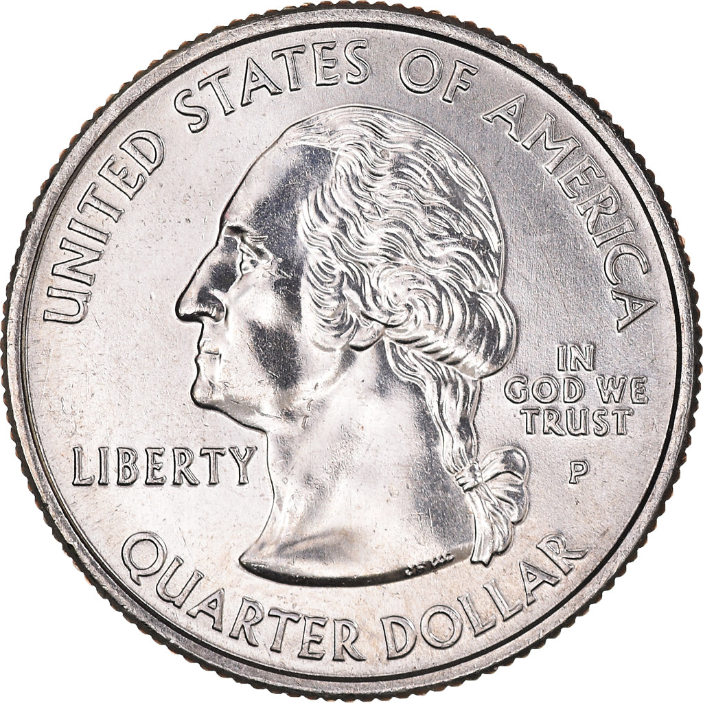 Moneta, USA, Quarter Dollar, Quarter, 2004, U.S. Mint, Philadelphia, Wisconsin