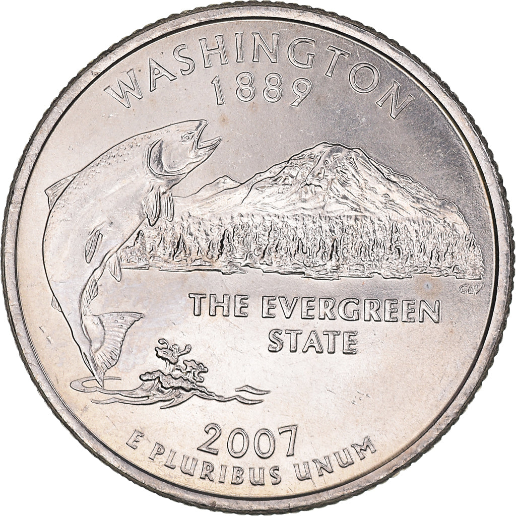 Monnaie, États-Unis, Quarter Dollar, Quarter, 2007, U.S. Mint, Denver