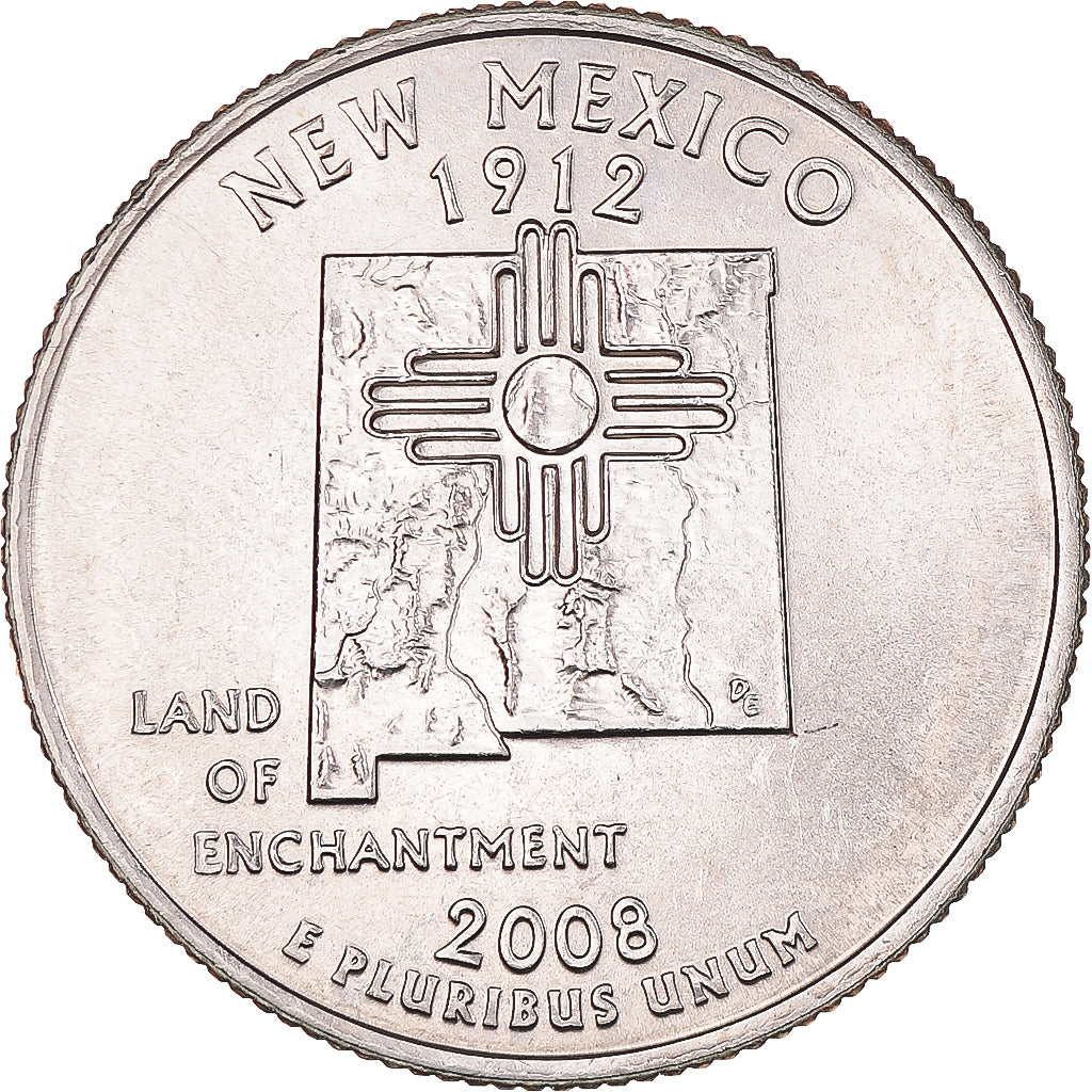Moneta, Stati Uniti, Quarter Dollar, Quarter, 2008, U.S. Mint, Dahlonega, New